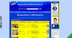 Desktop Screenshot of monteurzimmer-wilhelmshaven.de
